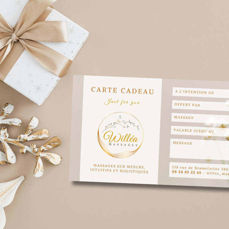 Recevez une carte cadeau à votre domicile ou sur votre boite mail pour les plus pressés.